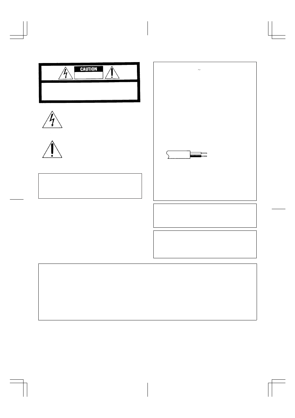 Warning | JVC TD-W254 User Manual | Page 2 / 12