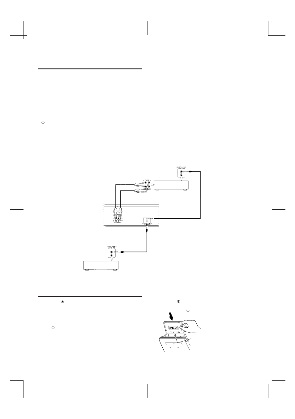 Connections, Cassette loading | JVC TD-W254 User Manual | Page 5 / 12