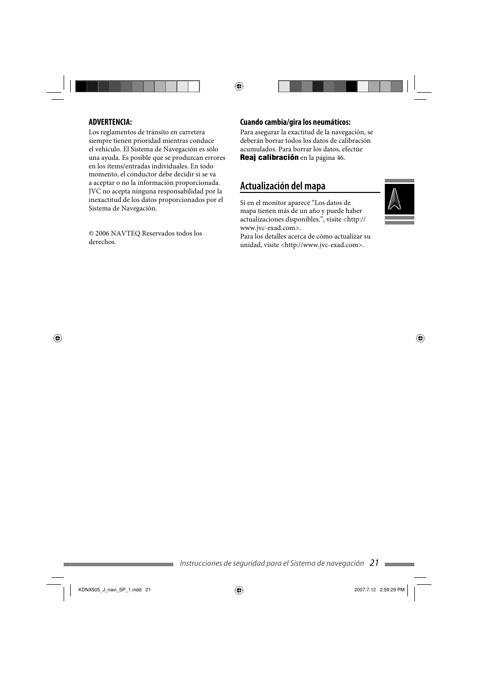 Actualización del mapa | JVC KD-NXD505J User Manual | Page 139 / 357