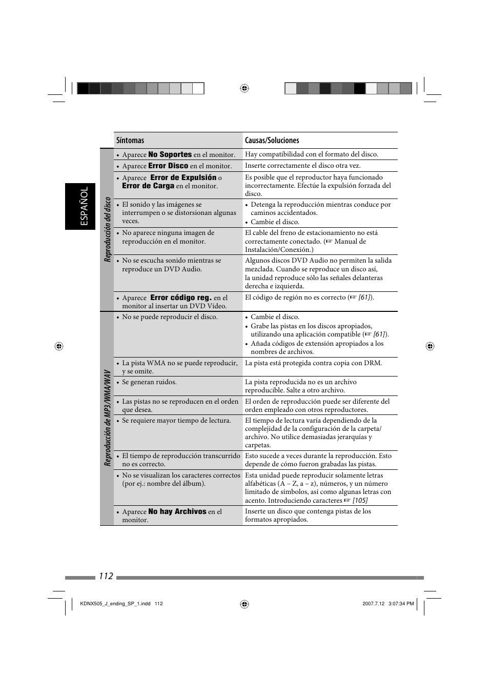 Español 112 | JVC KD-NXD505J User Manual | Page 230 / 357