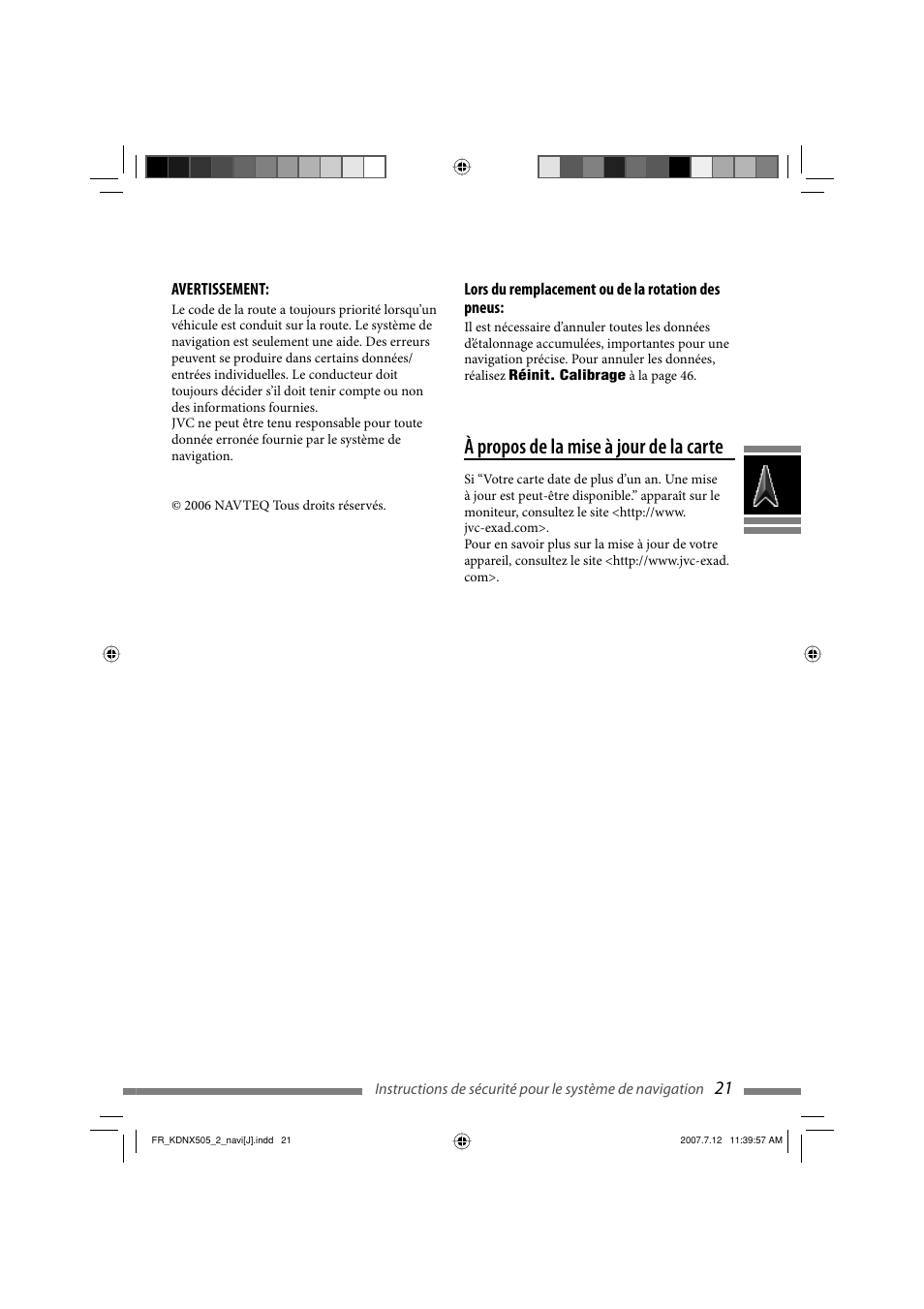 À propos de la mise à jour de la carte | JVC KD-NXD505J User Manual | Page 257 / 357