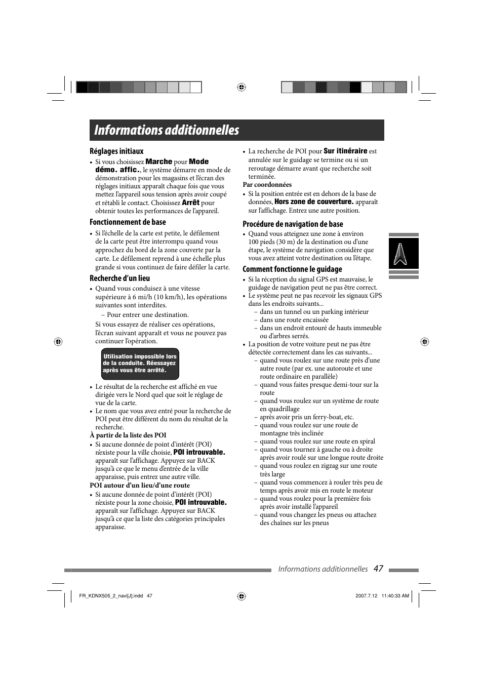 Informations additionnelles | JVC KD-NXD505J User Manual | Page 283 / 357