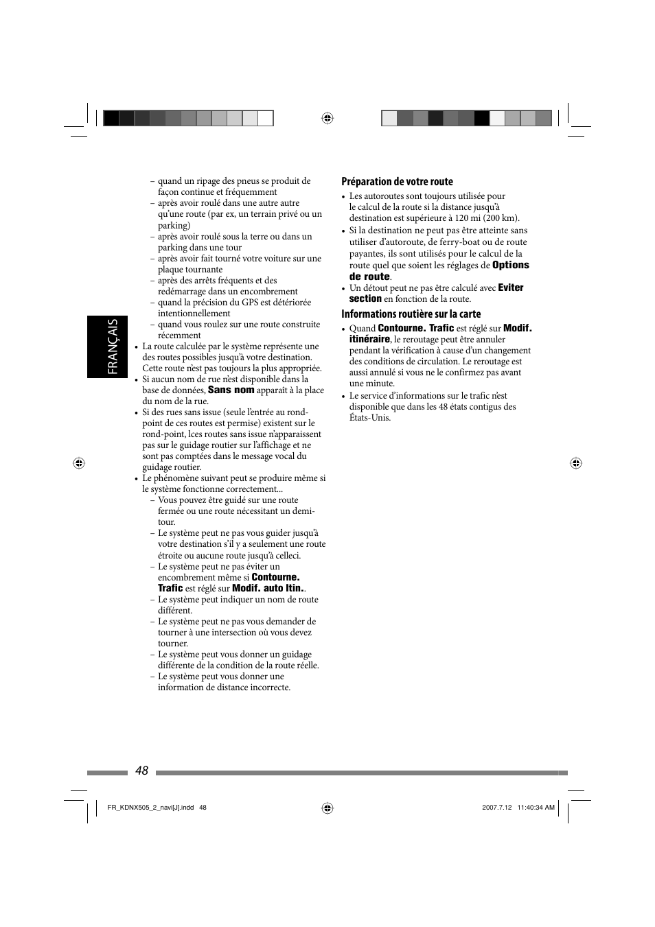 48 français 48 | JVC KD-NXD505J User Manual | Page 284 / 357