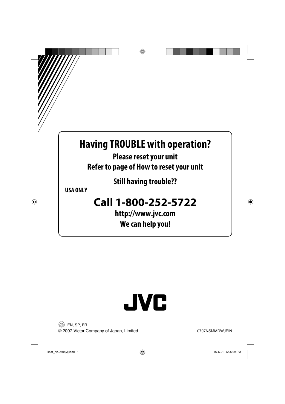 Having trouble with operation | JVC KD-NXD505J User Manual | Page 356 / 357