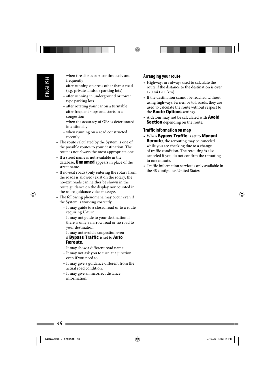 48 english | JVC KD-NXD505J User Manual | Page 48 / 357
