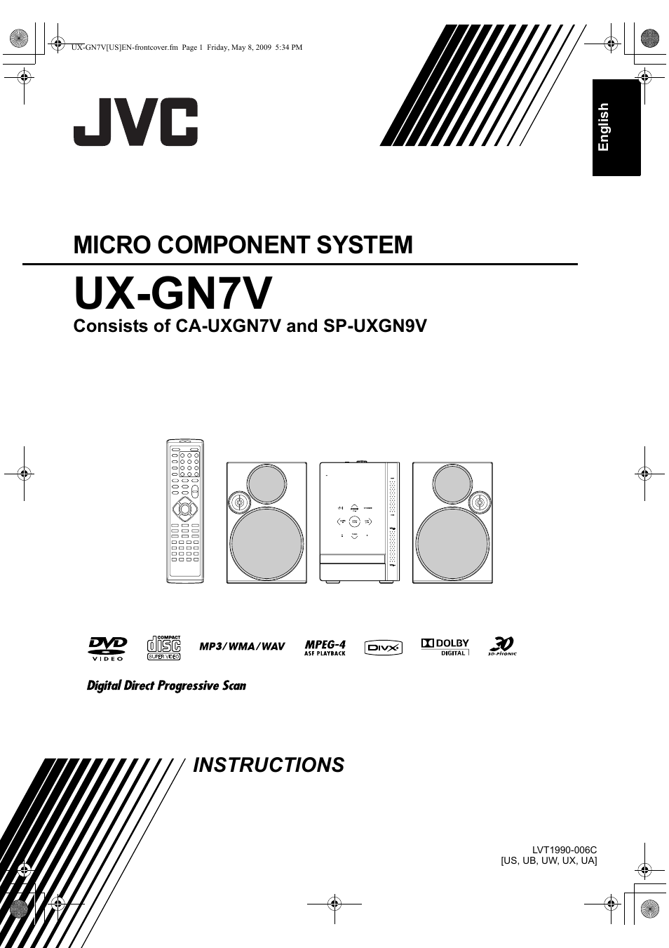 JVC CA-UXGN7V User Manual | 60 pages