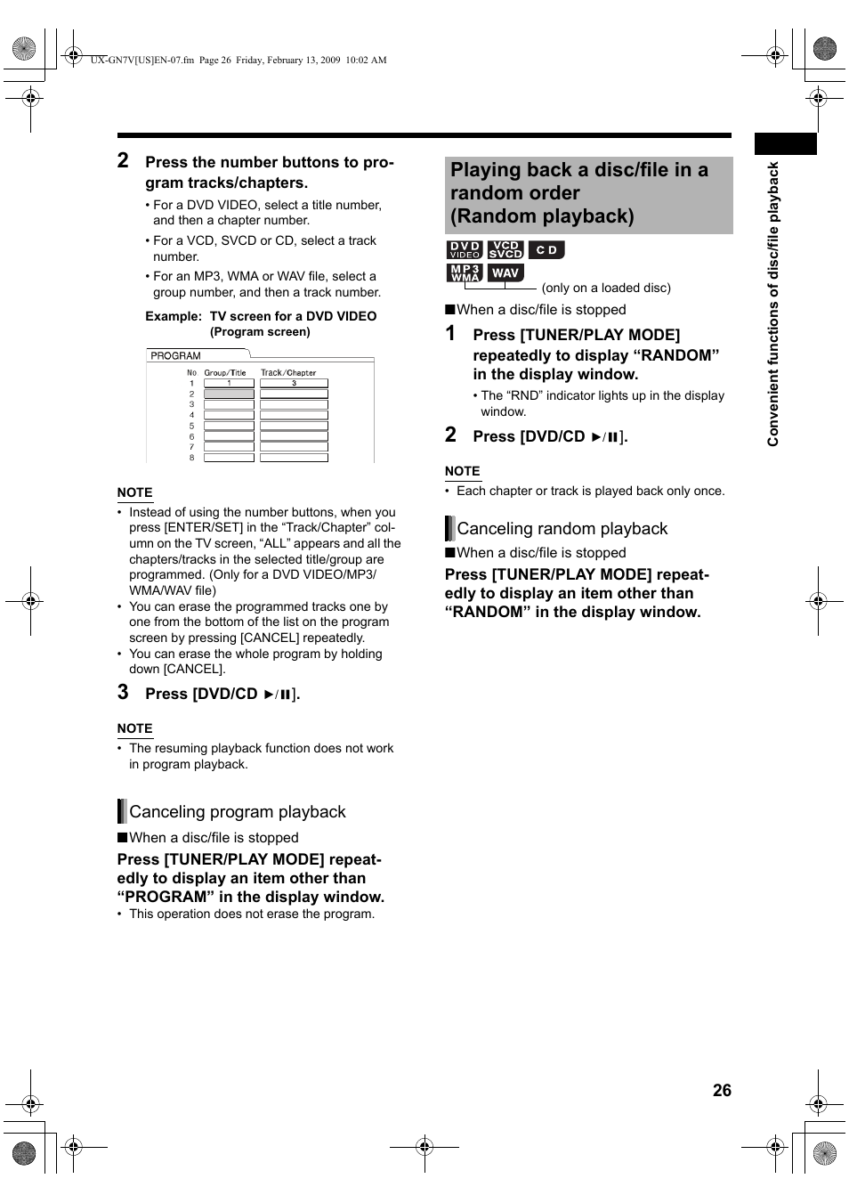 JVC CA-UXGN7V User Manual | Page 29 / 60