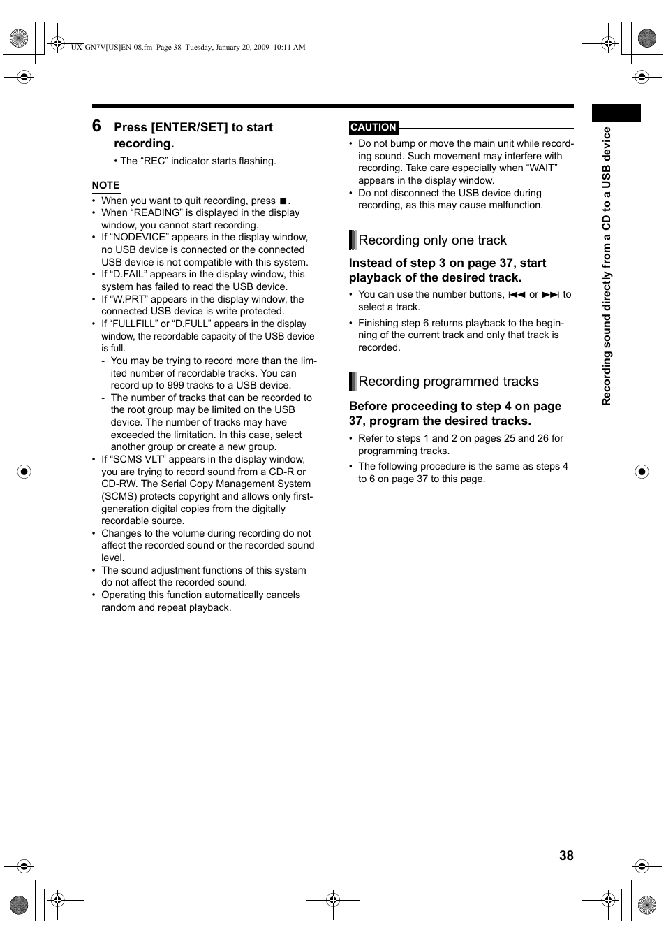 JVC CA-UXGN7V User Manual | Page 41 / 60