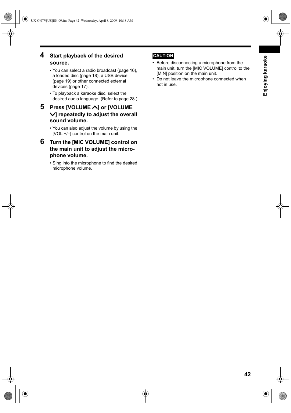 JVC CA-UXGN7V User Manual | Page 45 / 60