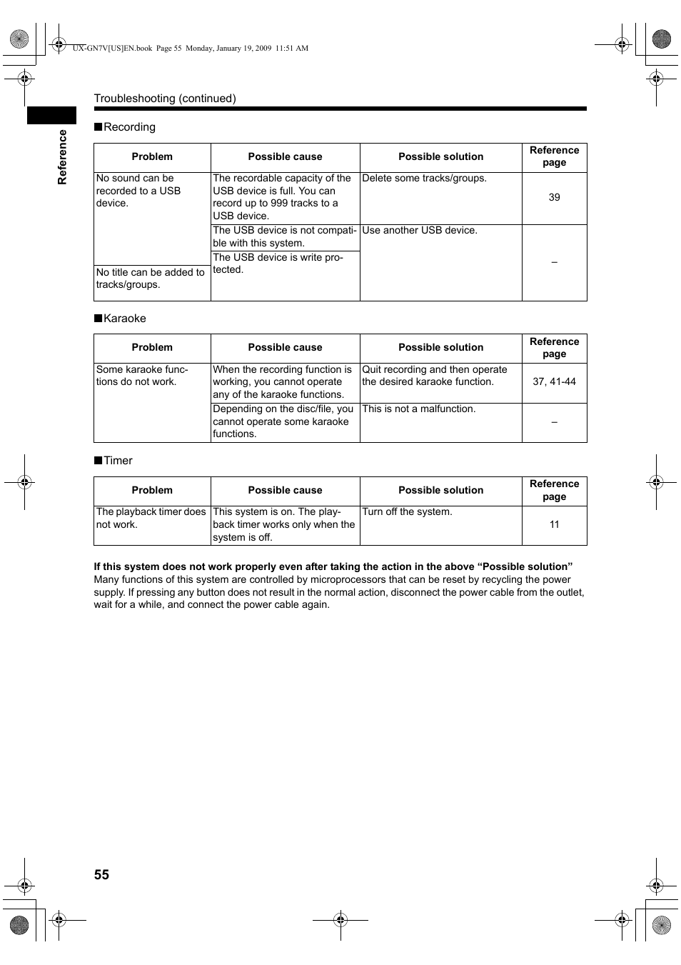 JVC CA-UXGN7V User Manual | Page 58 / 60