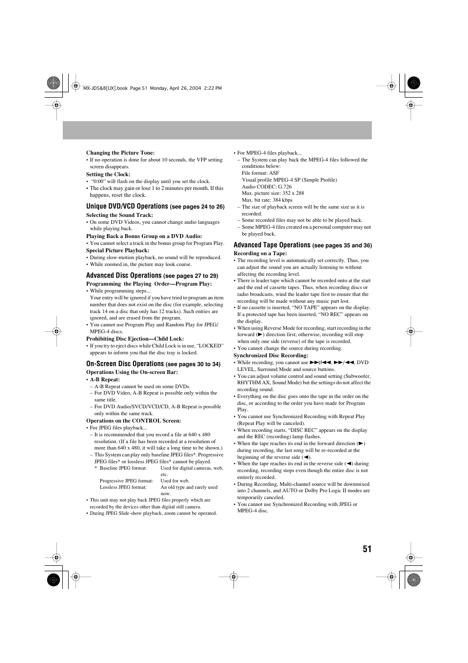 JVC CA-MXJD8UW User Manual | Page 118 / 186