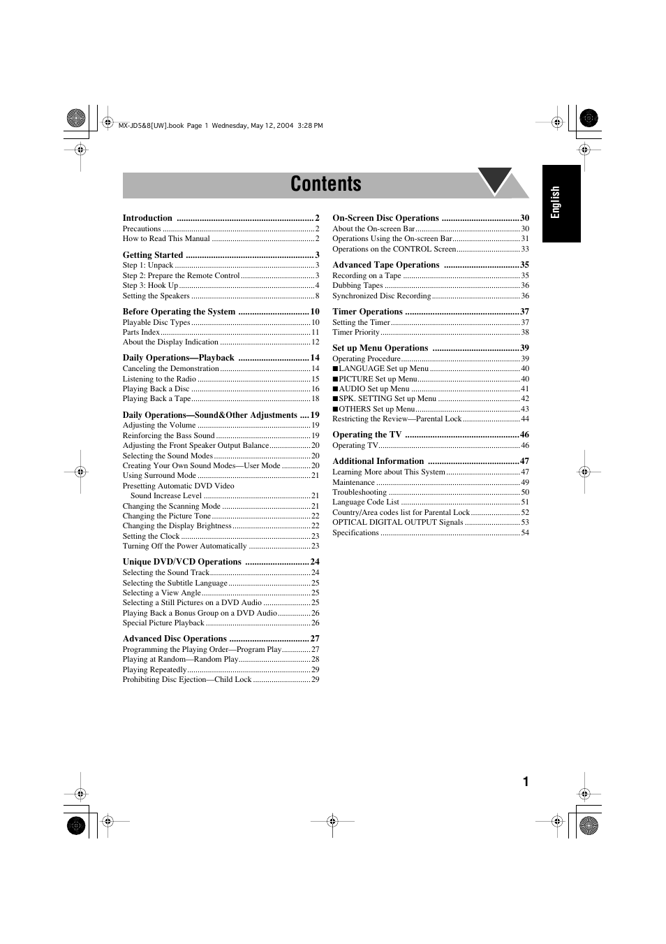 JVC CA-MXJD8UW User Manual | Page 131 / 186