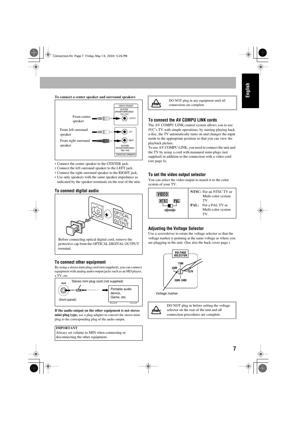 JVC CA-MXJD8UW User Manual | Page 137 / 186