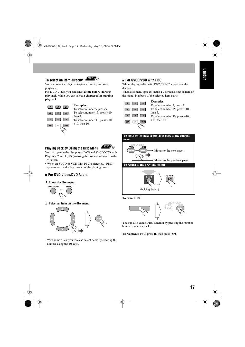 JVC CA-MXJD8UW User Manual | Page 147 / 186