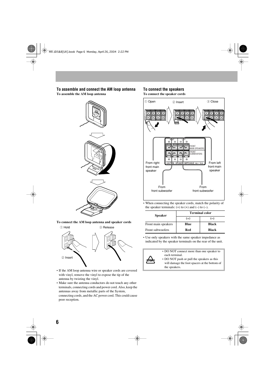 JVC CA-MXJD8UW User Manual | Page 73 / 186