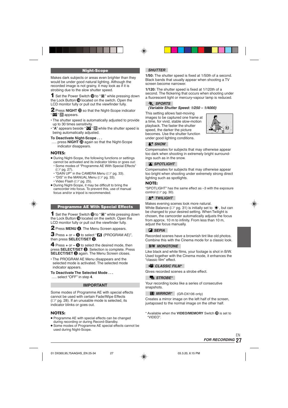 JVC GR-DX106/76AG User Manual | Page 27 / 60