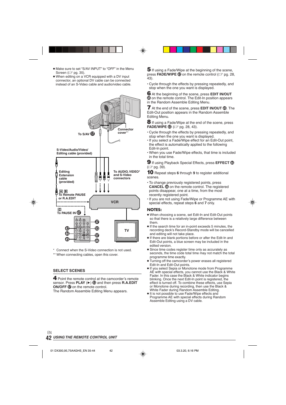 JVC GR-DX106/76AG User Manual | Page 42 / 60