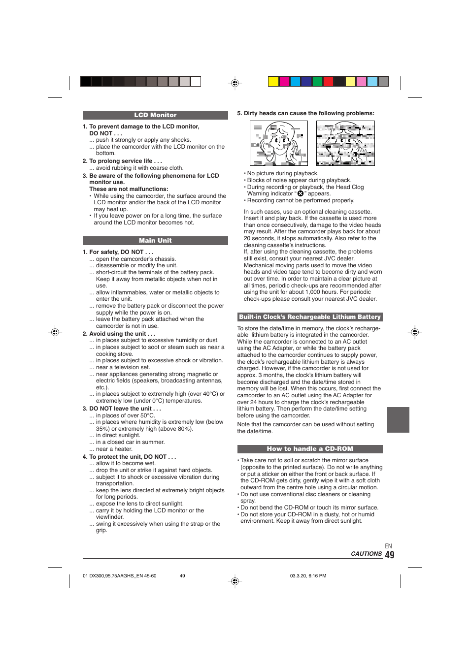 JVC GR-DX106/76AG User Manual | Page 49 / 60