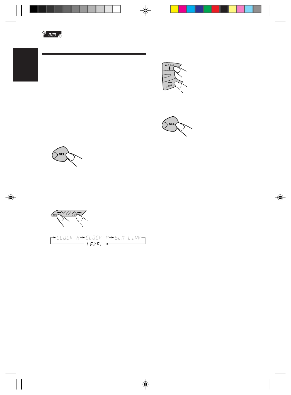 Selecting the level display | JVC Model KD-S576 User Manual | Page 18 / 27