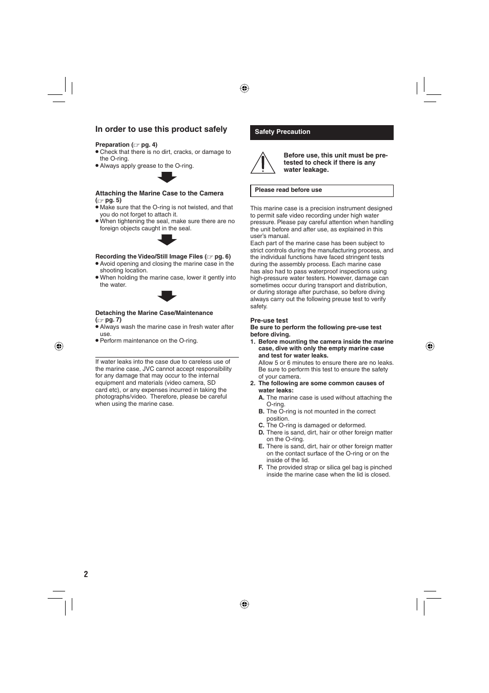 JVC WR-MG88U User Manual | Page 2 / 116