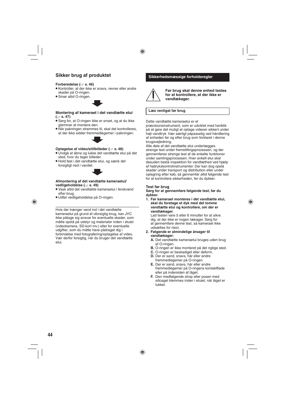 JVC WR-MG88U User Manual | Page 44 / 116