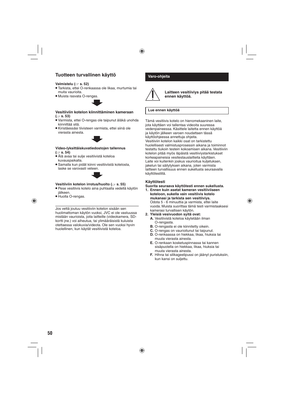 JVC WR-MG88U User Manual | Page 50 / 116