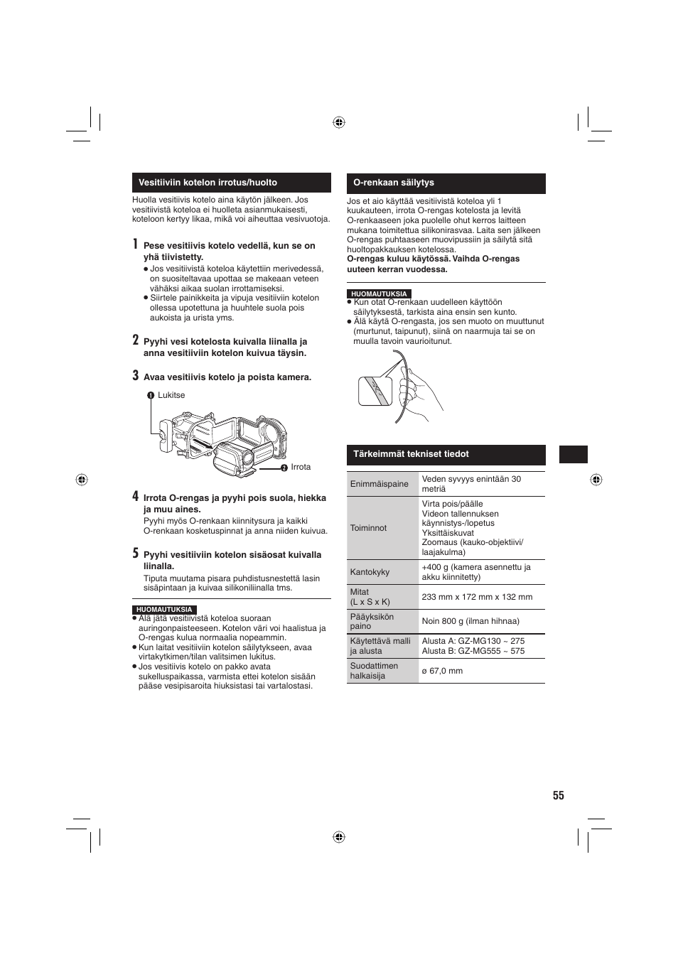 JVC WR-MG88U User Manual | Page 55 / 116