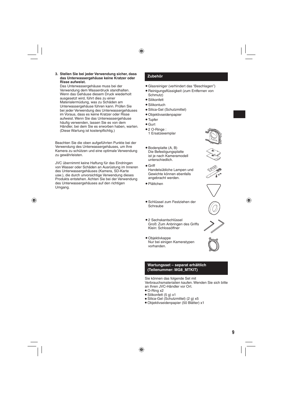 JVC WR-MG88U User Manual | Page 9 / 116
