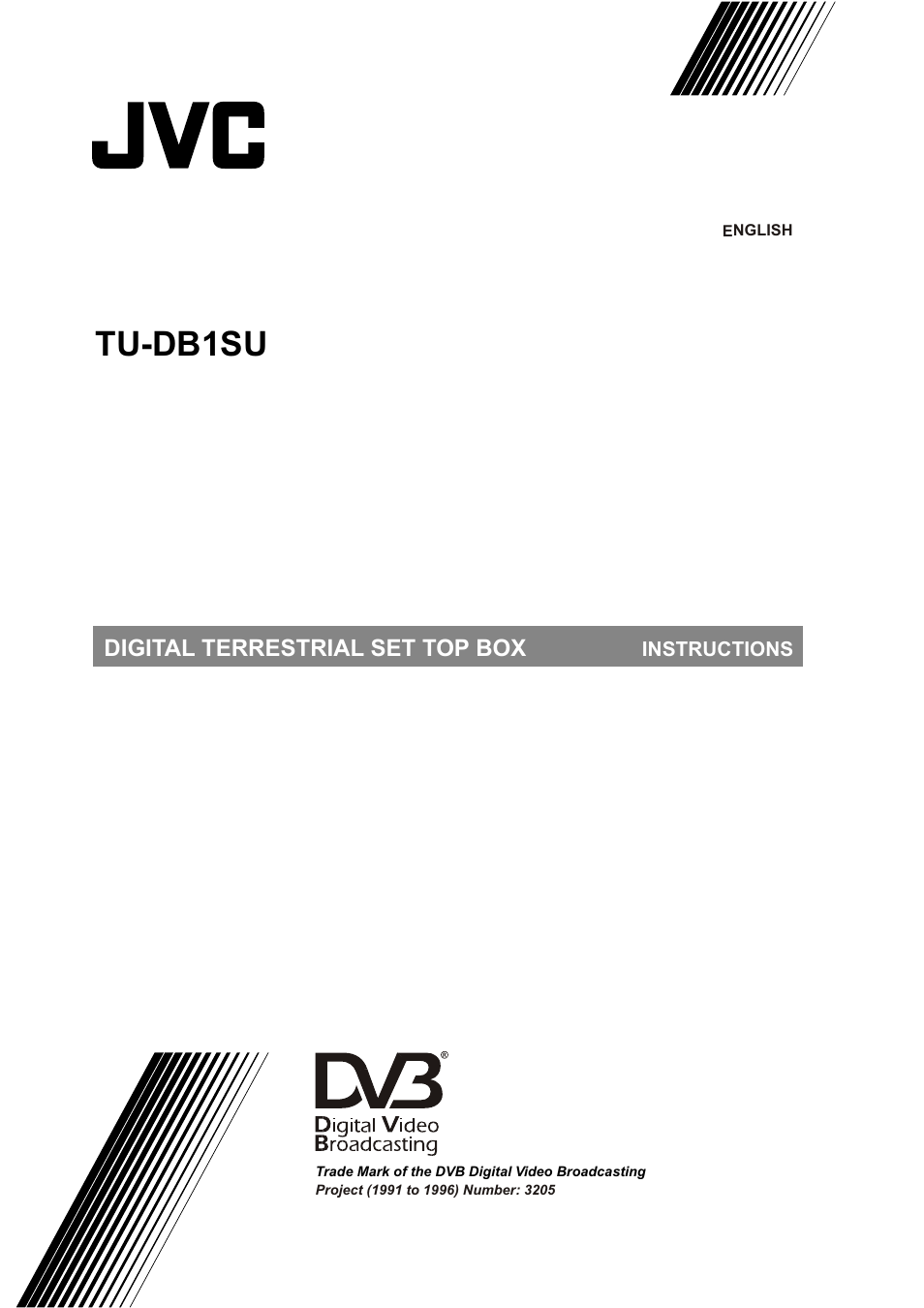 JVC TU-DB1SU User Manual | 22 pages