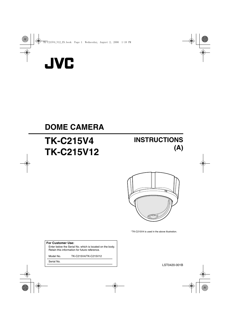 JVC LST0420-001B User Manual | 32 pages