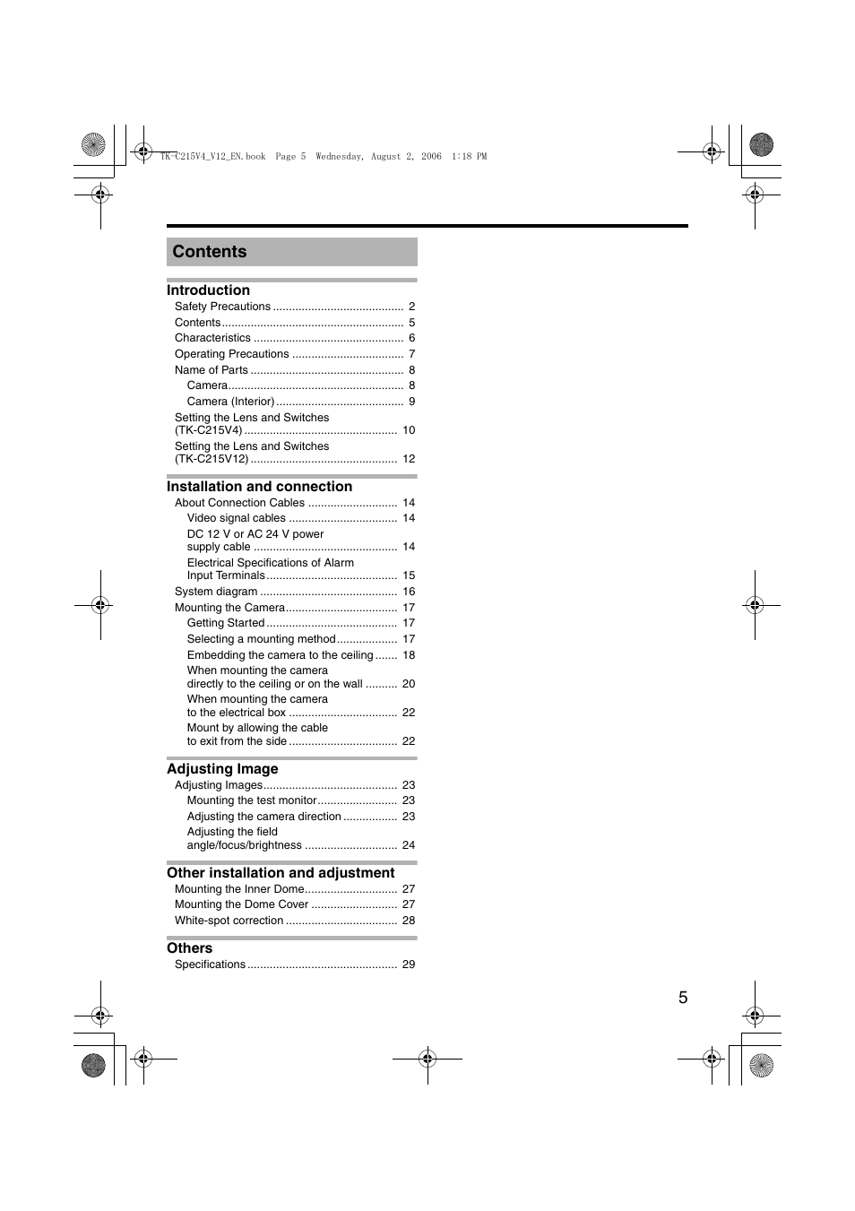 JVC LST0420-001B User Manual | Page 5 / 32