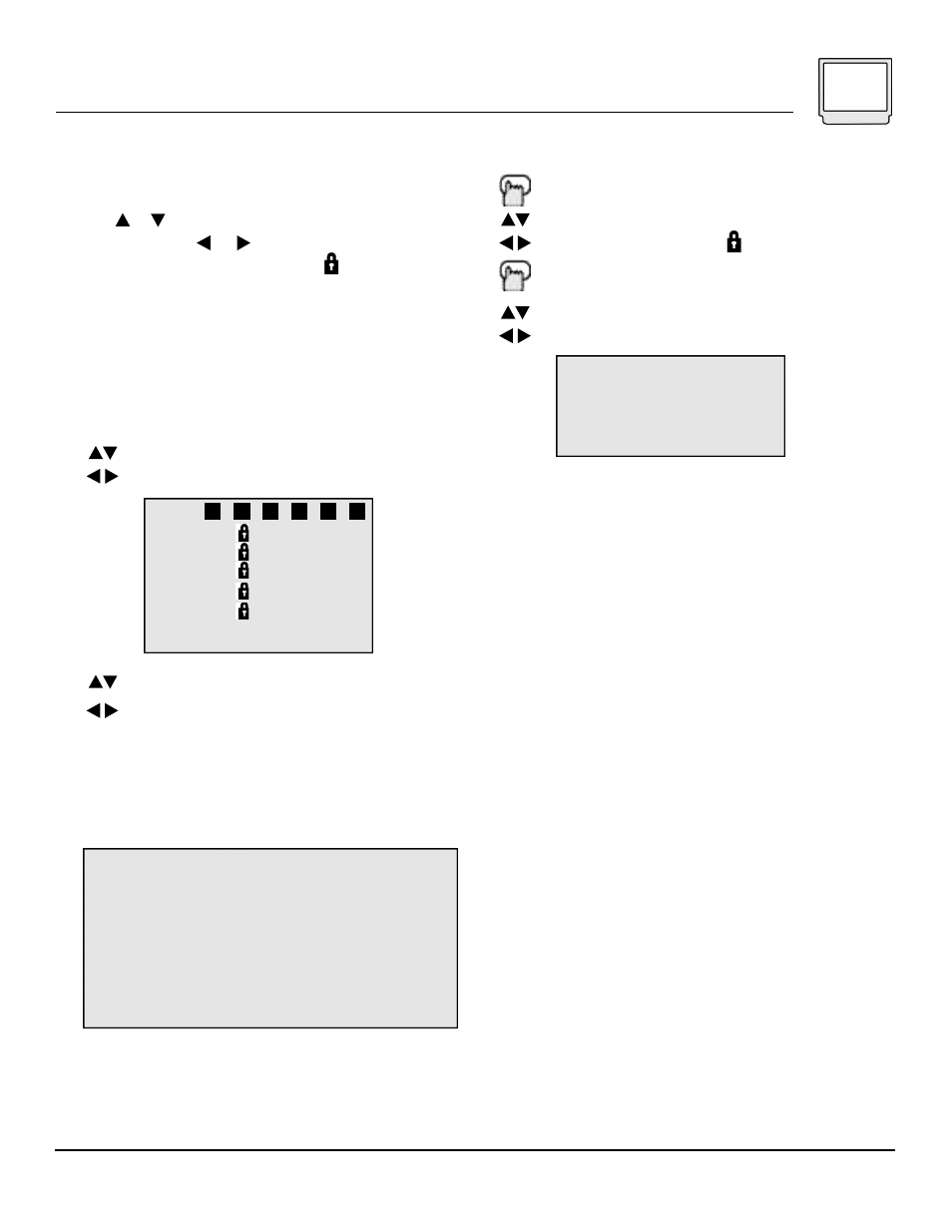 V-chip 19, D i rections to set up movie ratings, Directions to block viewing | JVC AV-36D501 User Manual | Page 19 / 32