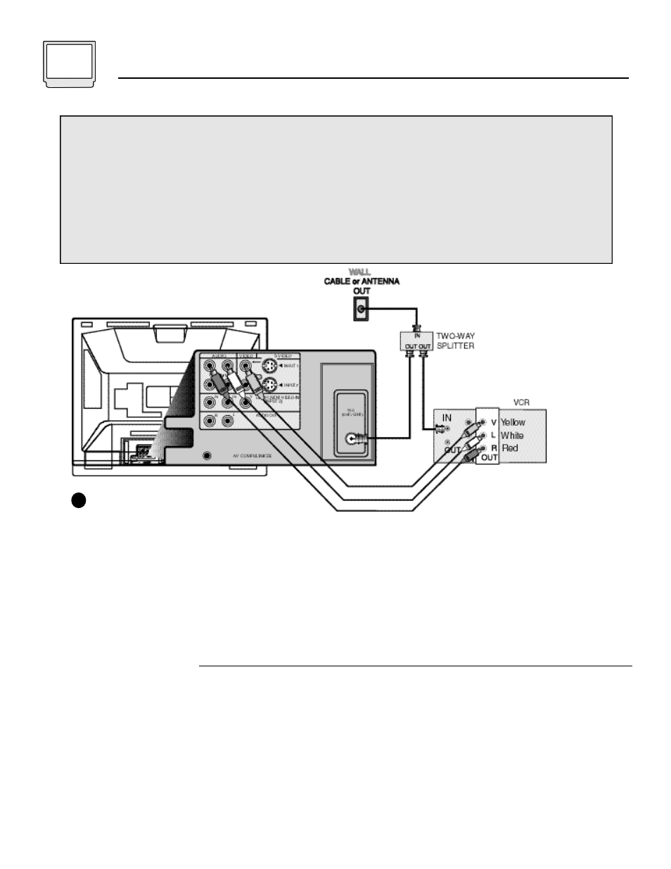 6connections, Cable and vcr connections | JVC AV-36D501 User Manual | Page 6 / 32