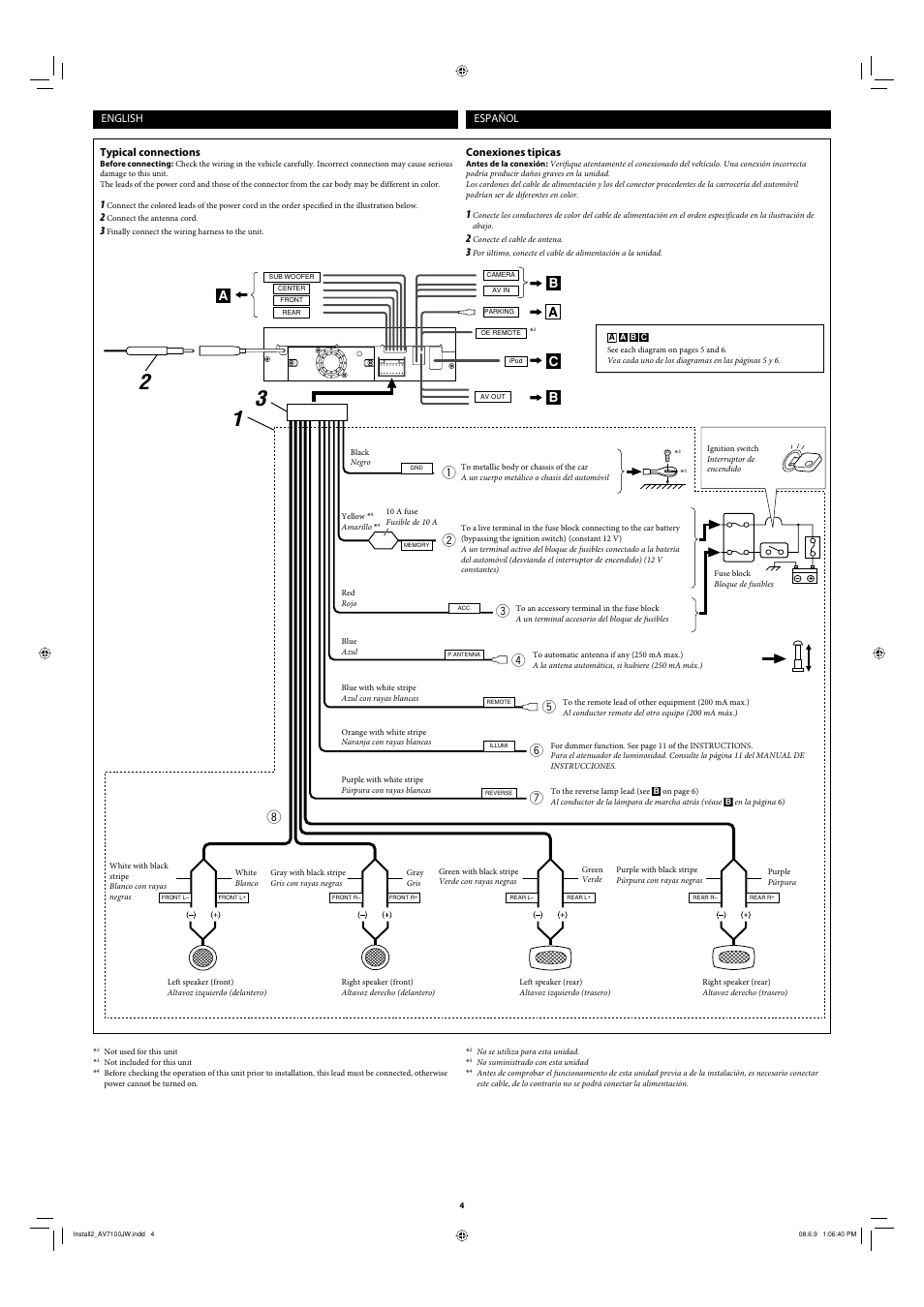 Ab c a | JVC KD-AV7100 User Manual | Page 4 / 6