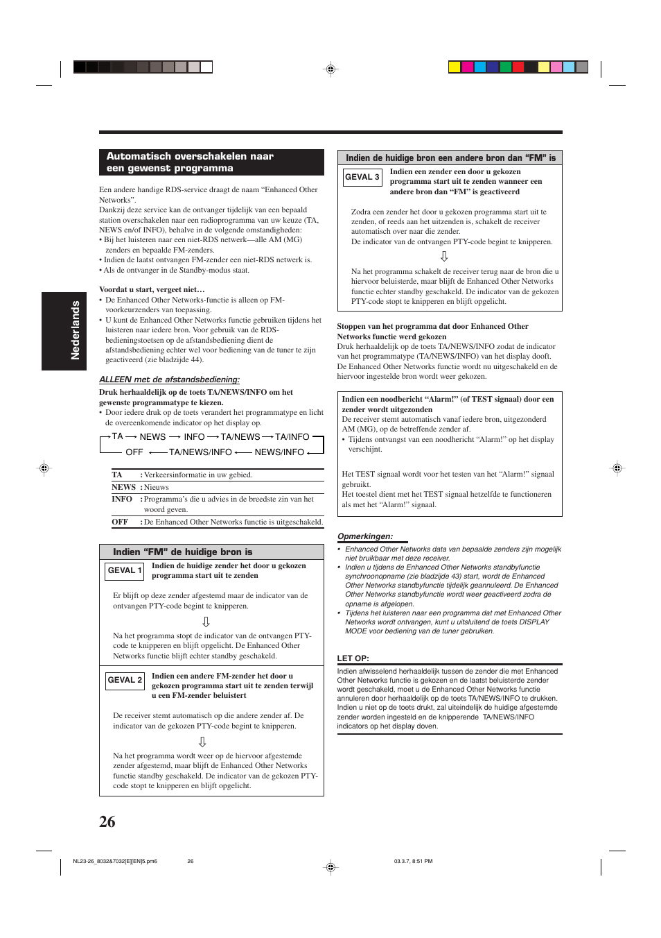 Nederlands | JVC RX-8032VSL User Manual | Page 133 / 160