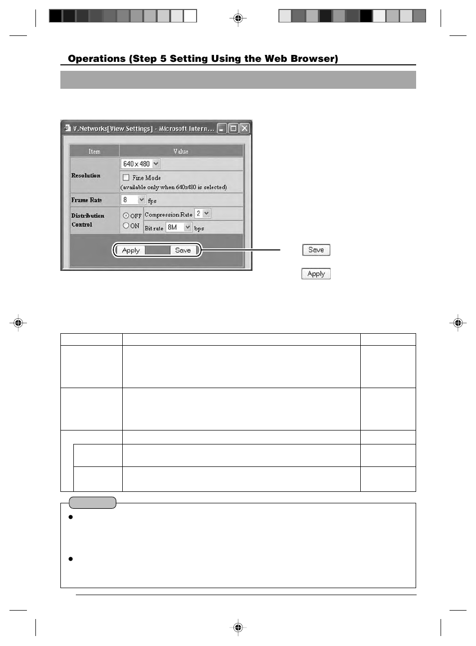 Ftp setting, Ftp settings, 4 setting using the web browser (6. view setting) | JVC VN-C625 User Manual | Page 100 / 119