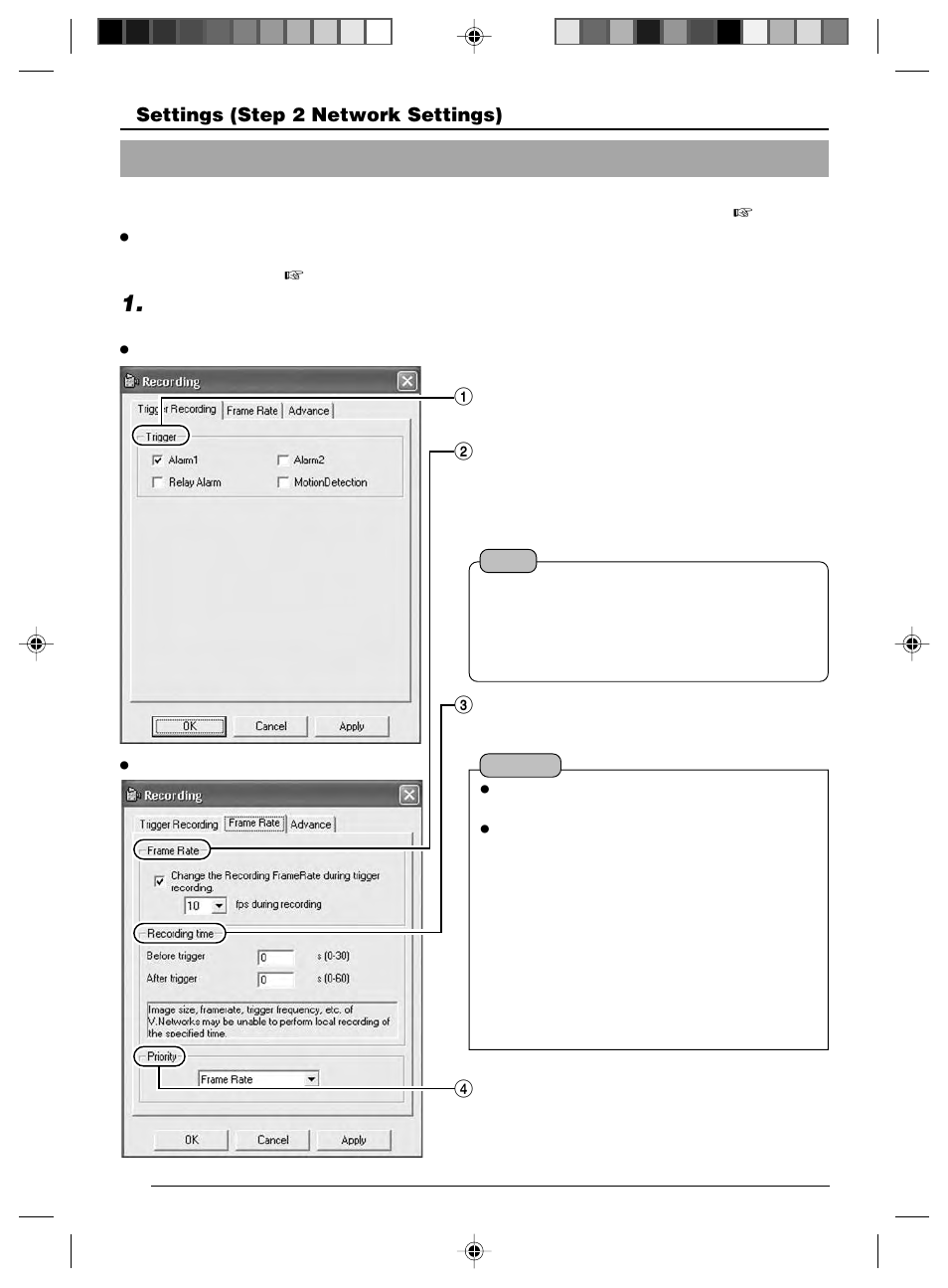 Motor limit setting | JVC VN-C625 User Manual | Page 42 / 119