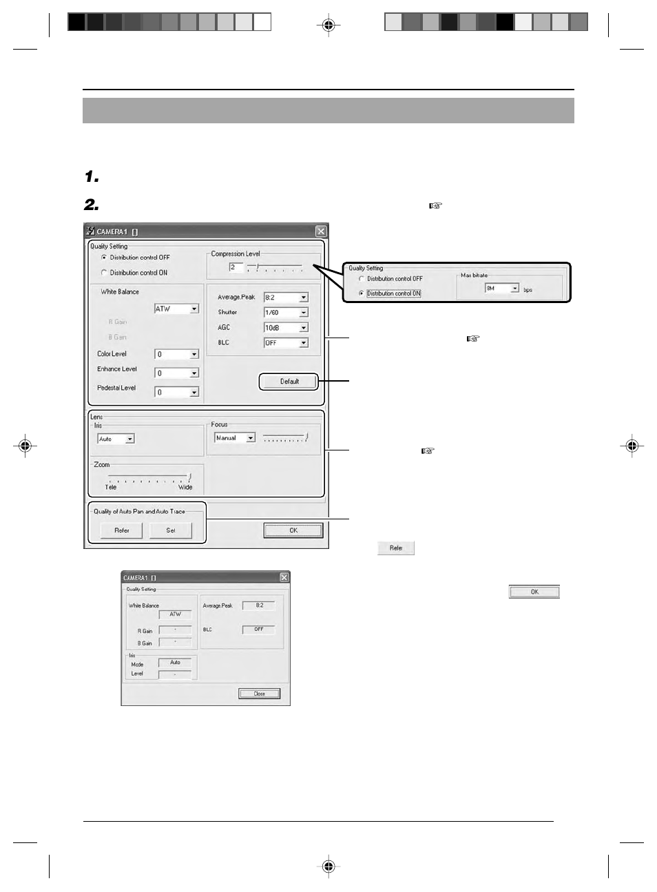 5 image quality setting | JVC VN-C625 User Manual | Page 63 / 119
