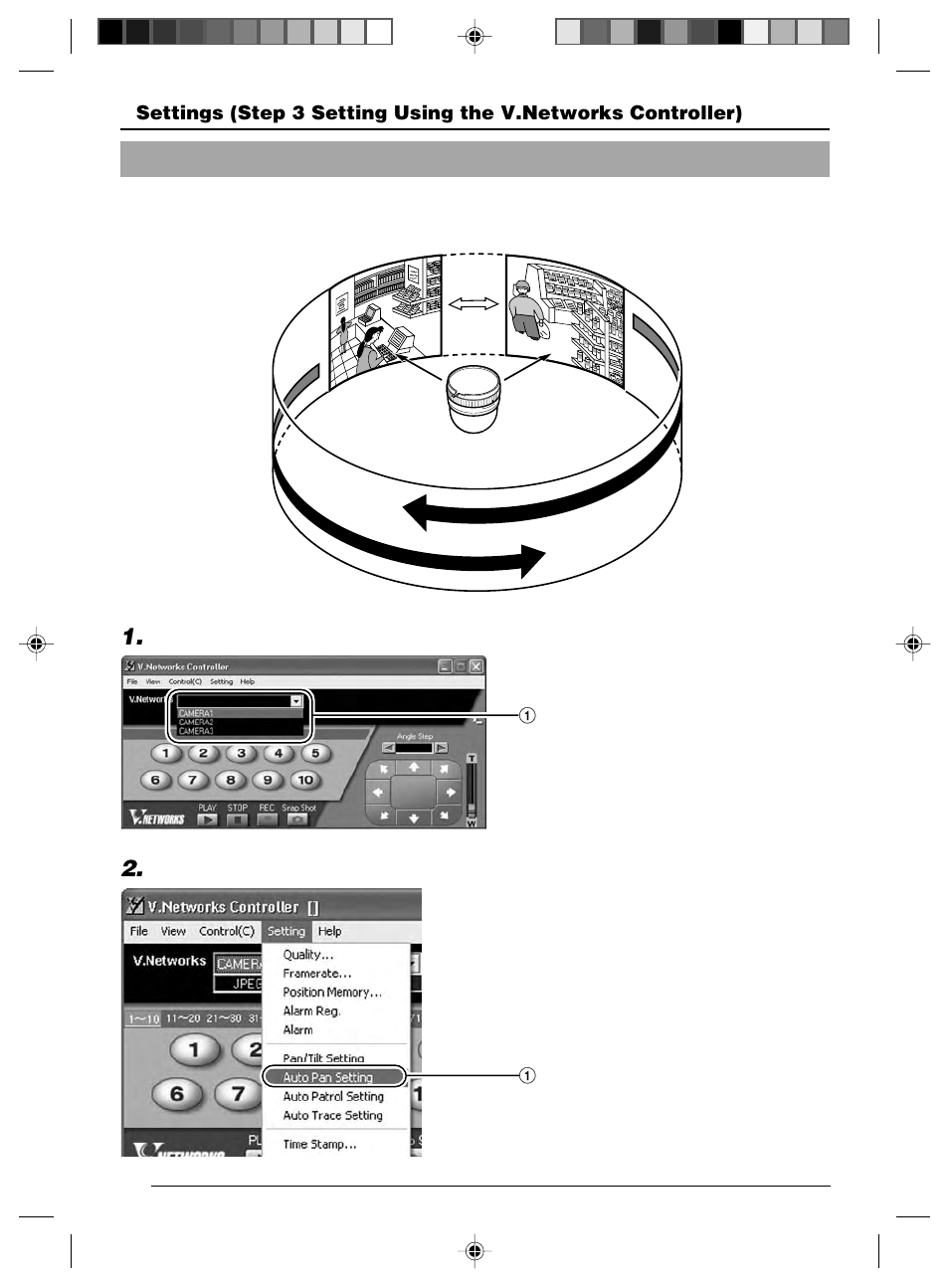 10 auto pan setting | JVC VN-C625 User Manual | Page 72 / 119