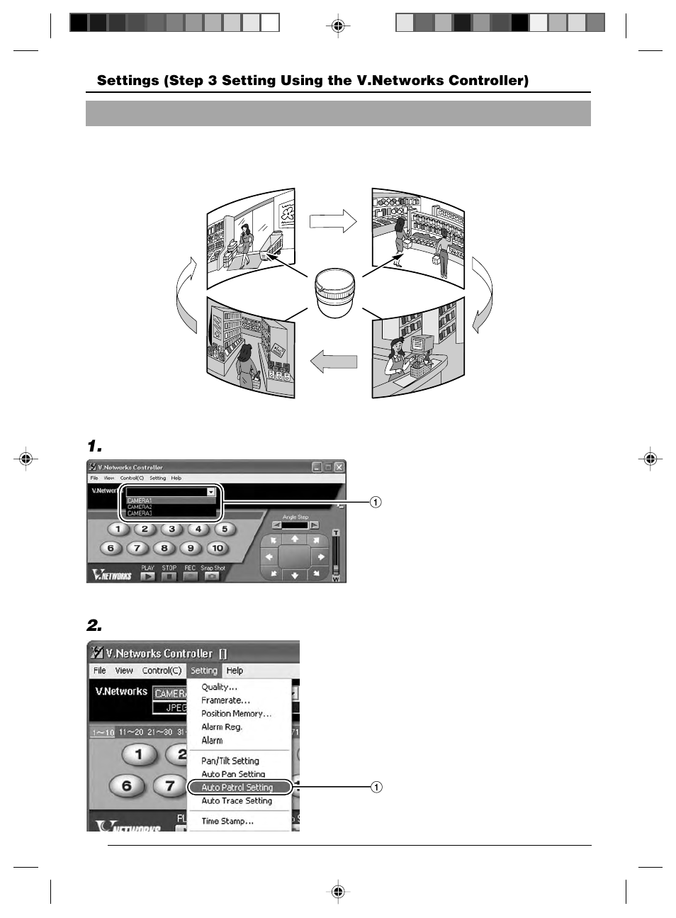 11 auto patrol setting | JVC VN-C625 User Manual | Page 74 / 119
