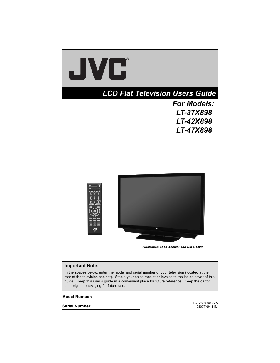 JVC 0807TNH-II-IM User Manual | 88 pages