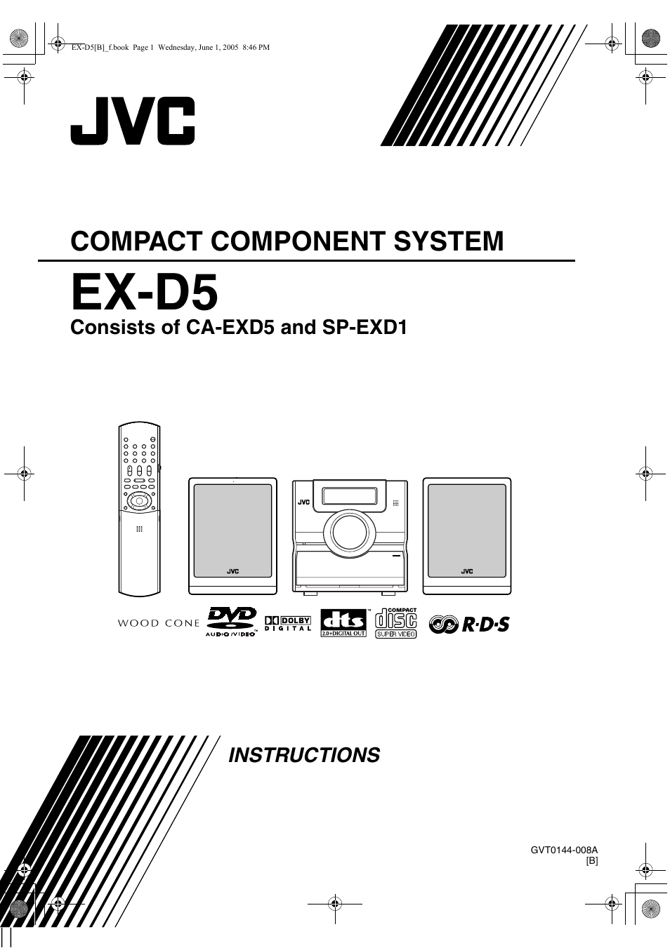 JVC EX-D5 User Manual | 51 pages