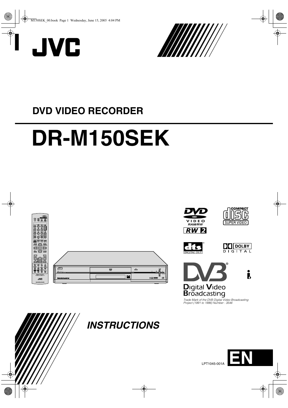 JVC DR-M150SEK User Manual | 76 pages