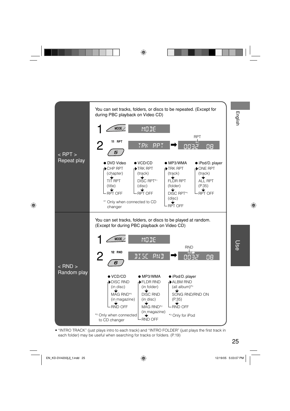 JVC KD-DV4200 User Manual | Page 25 / 40