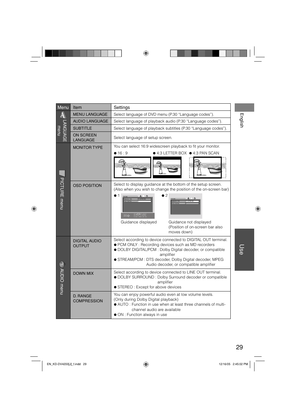 JVC KD-DV4200 User Manual | Page 29 / 40