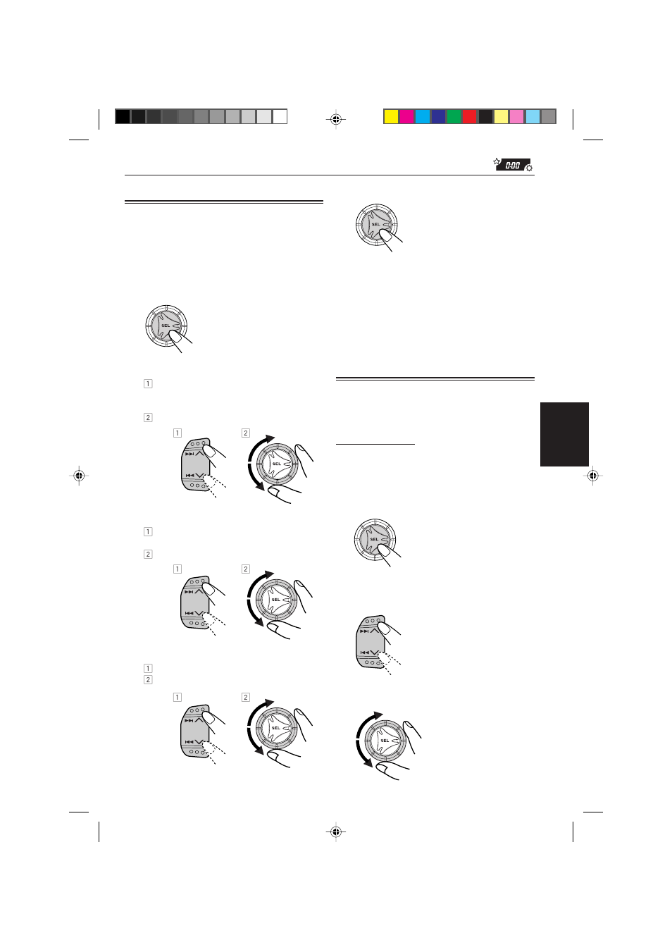 Andere hoofdfuncties, Klok instellen, De algemene instellingen wijzigen (psm) | JVC KD-S821R User Manual | Page 105 / 114