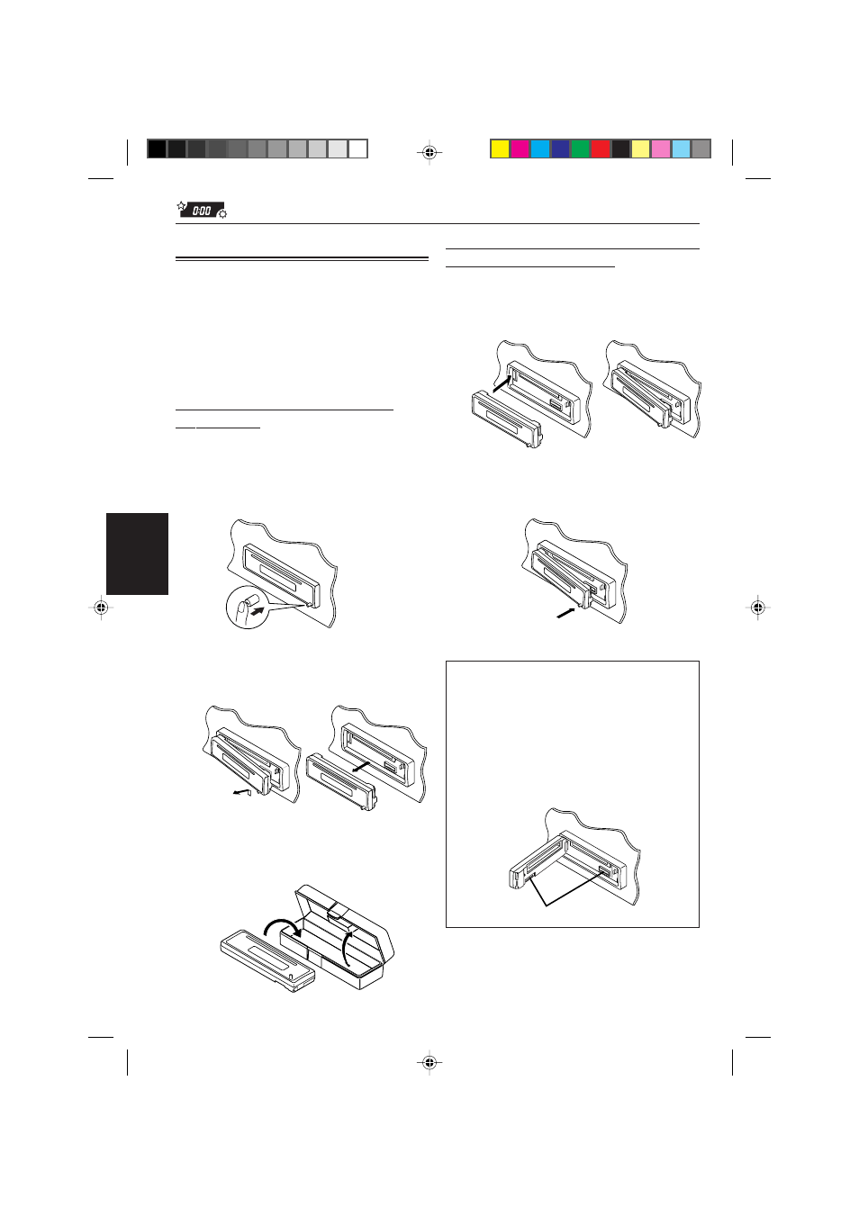 Bedieningspaneel verwijderen | JVC KD-S821R User Manual | Page 108 / 114