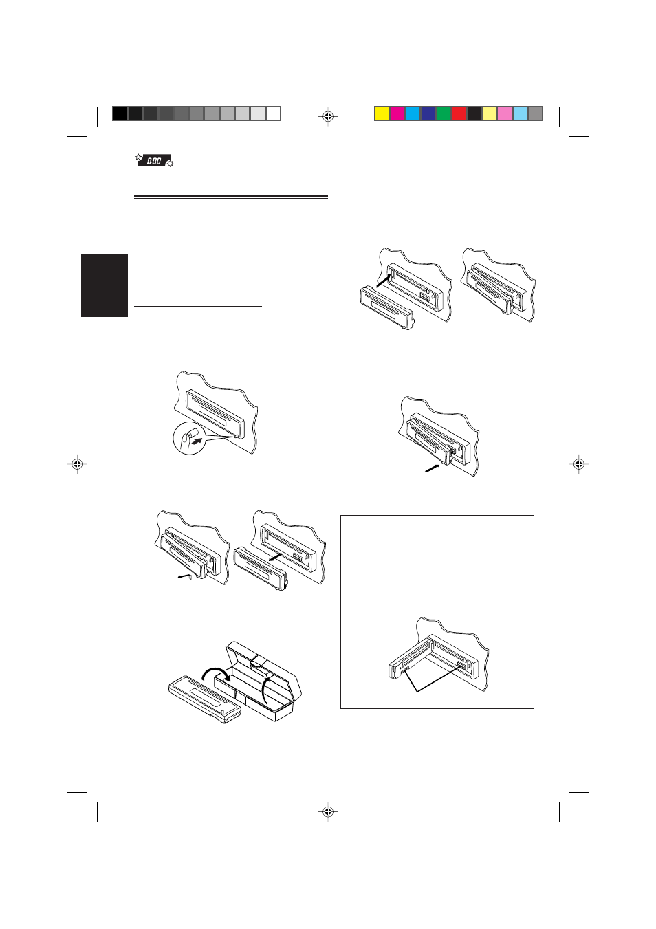 Abnehmen der schalttafel | JVC KD-S821R User Manual | Page 52 / 114