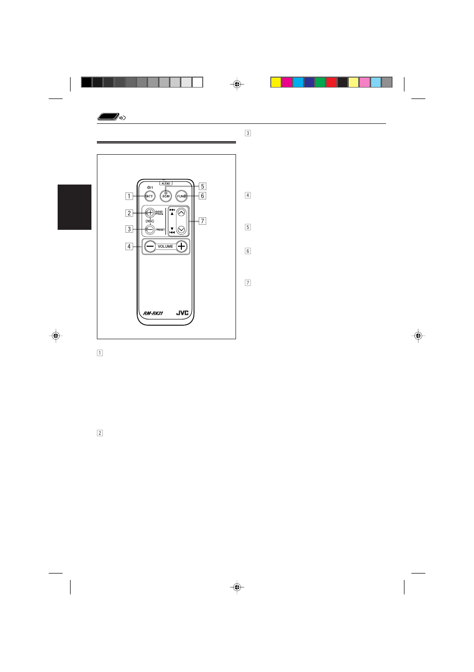 Anordnung der tasten | JVC KD-S821R User Manual | Page 54 / 114