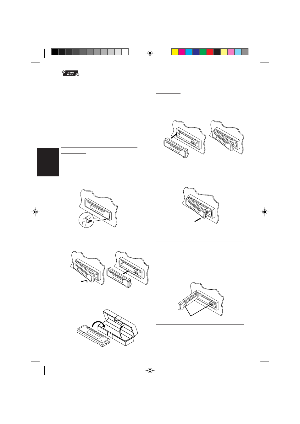 Detachement du panneau de commande, Détachement du panneau de commande | JVC KD-S821R User Manual | Page 80 / 114